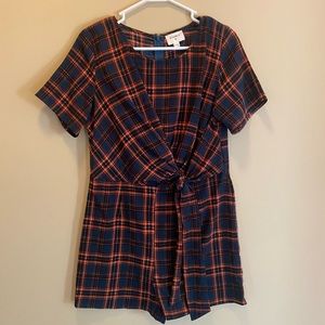 Everly Womens Wrap front romper